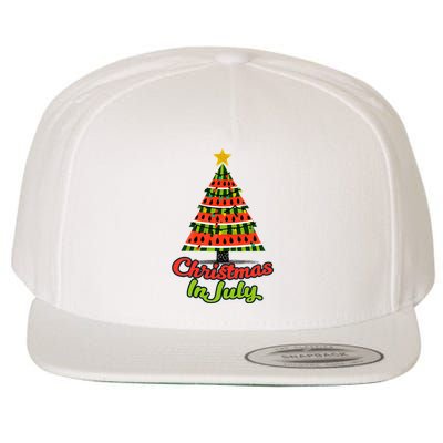 Christmas In July Watermelon Tropical Xmas Tree Summer Tank Top Wool Snapback Cap