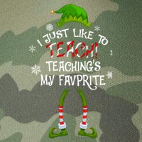 Christmas I Just Like To Teach Teachings My Favorite Gift Legacy Tie Dye Trucker Hat