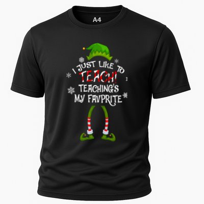 Christmas I Just Like To Teach Teachings My Favorite Gift Performance Shirt