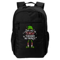 Christmas I Just Like To Teach Teachings My Favorite Gift Backpack