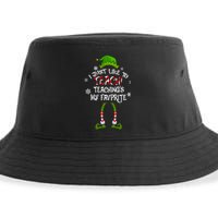 Christmas I Just Like To Teach Teachings My Favorite Gift Sustainable Bucket Hat