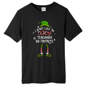 Christmas I Just Like To Teach Teachings My Favorite Gift Tall Fusion ChromaSoft Performance T-Shirt