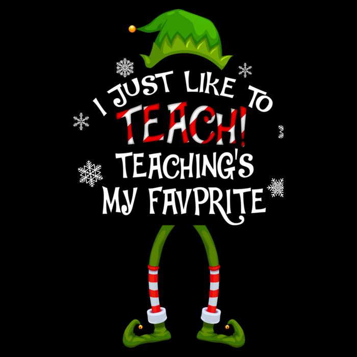 Christmas I Just Like To Teach Teachings My Favorite Gift Bucket Hat
