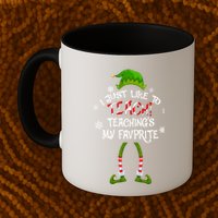 Christmas I Just Like To Teach Teachings My Favorite Gift Mug