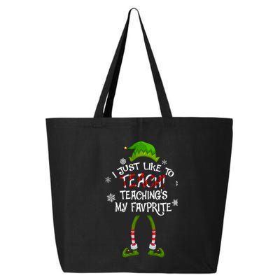 Christmas I Just Like To Teach Teachings My Favorite Gift 25L Jumbo Tote