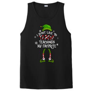 Christmas I Just Like To Teach Teachings My Favorite Gift PosiCharge Competitor Tank