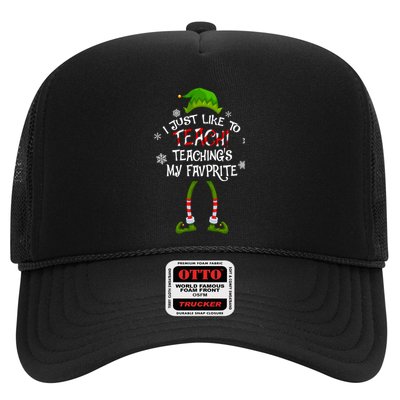 Christmas I Just Like To Teach Teachings My Favorite Gift Trucker Hat