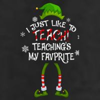 Christmas I Just Like To Teach Teachings My Favorite Gift Microfiber Hand Towel
