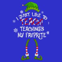 Christmas I Just Like To Teach Teachings My Favorite Gift 16 in Basic Backpack