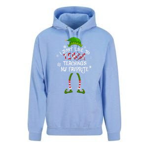 Christmas I Just Like To Teach Teachings My Favorite Gift Unisex Surf Hoodie