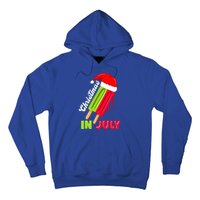 Christmas In July Watermelon Ice Pops Fun Christmas In July Hoodie