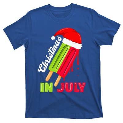 Christmas In July Watermelon Ice Pops Fun Christmas In July T-Shirt