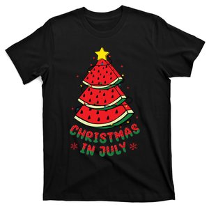 Christmas In July Watermelon Tree Summer T-Shirt