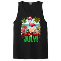 Christmas In July Flamingo Beach Summer Hawaii PosiCharge Competitor Tank