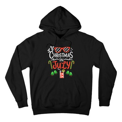 Christmas In July Summer Beach Vacation Hoodie