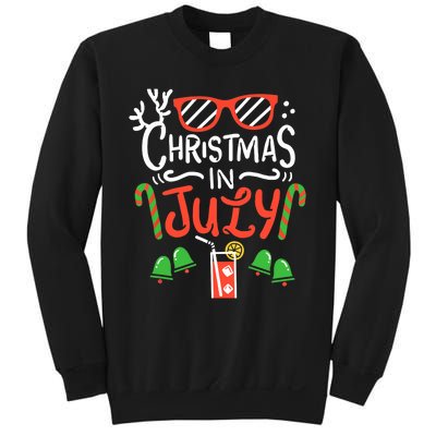 Christmas In July Summer Beach Vacation Sweatshirt