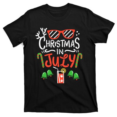 Christmas In July Summer Beach Vacation T-Shirt