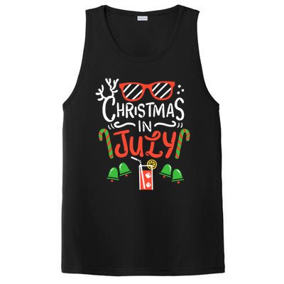 Christmas In July Summer Beach Vacation PosiCharge Competitor Tank