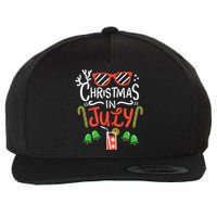 Christmas In July Summer Beach Vacation Wool Snapback Cap