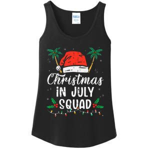 Christmas In July Squad Funny Summer Xmas Ladies Essential Tank