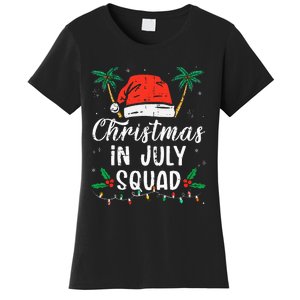 Christmas In July Squad Funny Summer Xmas Women's T-Shirt