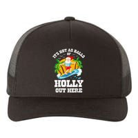 Christmas In July ItS Hot Out Here Beach Summer Santa Yupoong Adult 5-Panel Trucker Hat