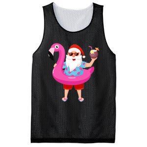 Christmas In July Santa Hawaii Sunglasses Flamingo Gifts Mesh Reversible Basketball Jersey Tank