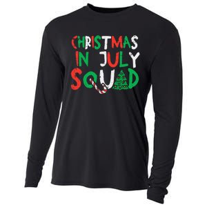 Christmas In July Squad Funny Summer Xmas Cooling Performance Long Sleeve Crew