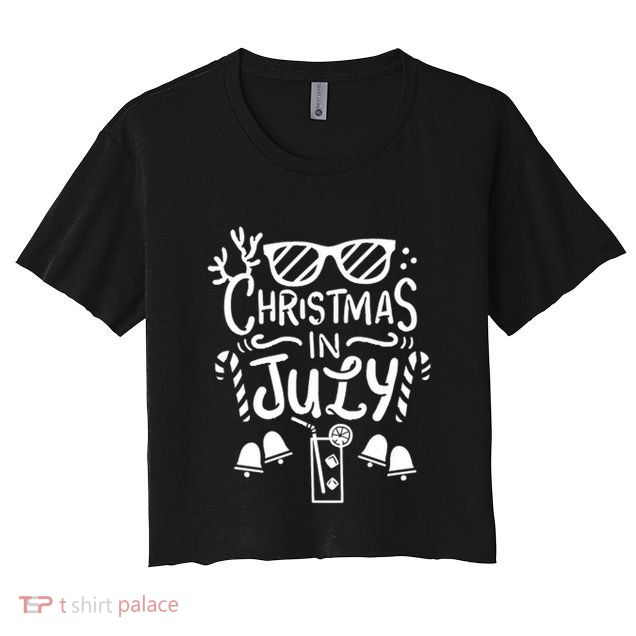 Christmas In July Apron Crop Top