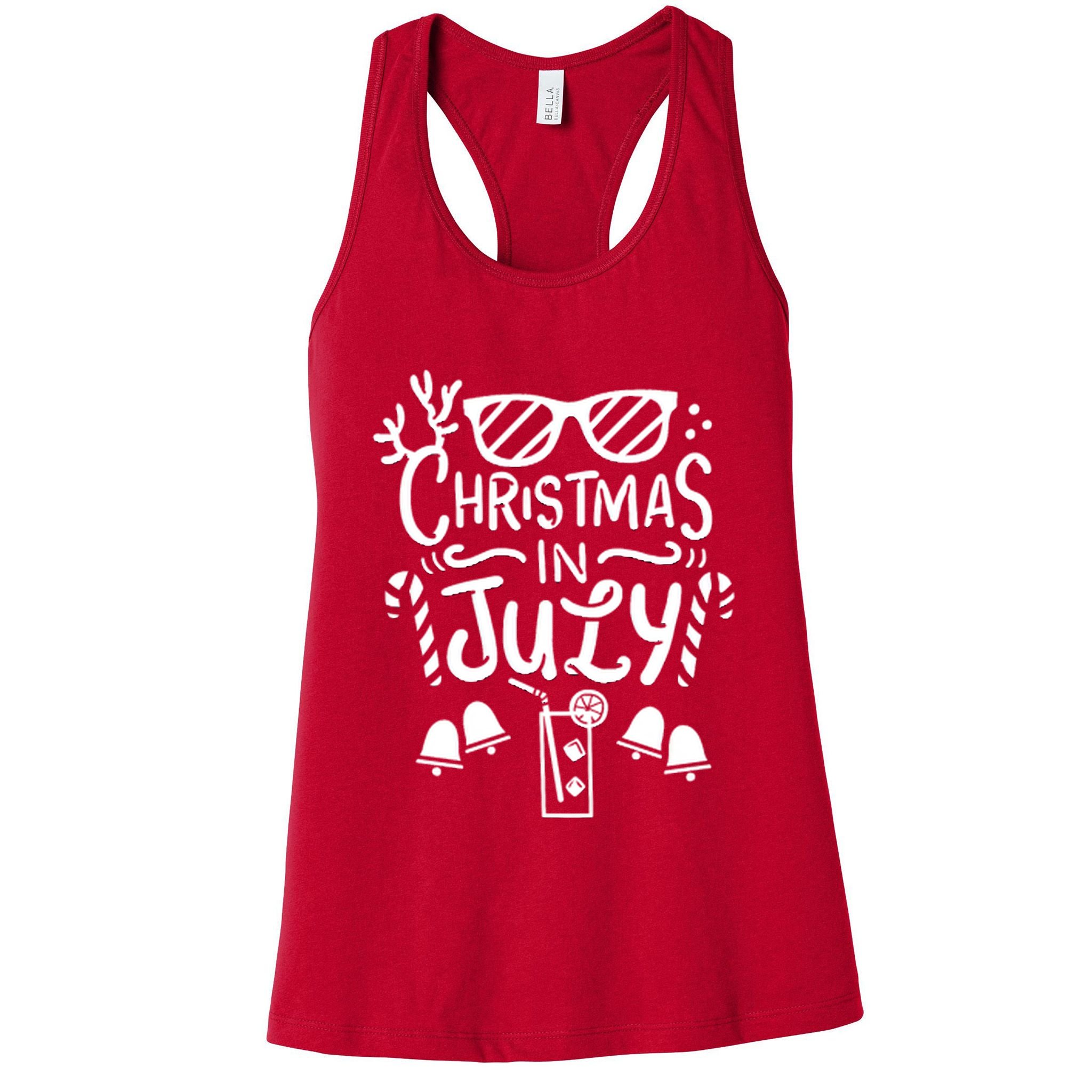 Christmas In July Apron Womens Tank Top