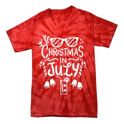 Christmas In July Apron Tie-Dye T-Shirt