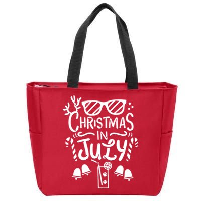 Christmas In July Apron Zip Tote Bag