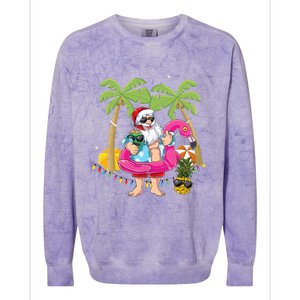 CHRISTMAS IN JULY Summer Xmas Decoration Colorblast Crewneck Sweatshirt