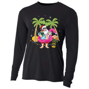 CHRISTMAS IN JULY Summer Xmas Decoration Cooling Performance Long Sleeve Crew