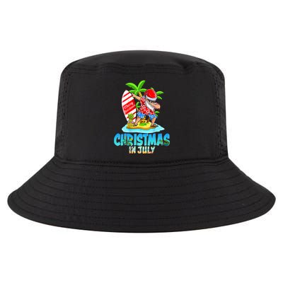 Christmas In July Santa Dab Hawaiian Summer Dabbing Surfing Cool Comfort Performance Bucket Hat