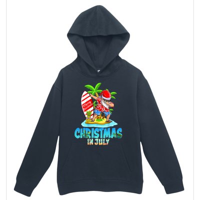 Christmas In July Santa Dab Hawaiian Summer Dabbing Surfing Urban Pullover Hoodie