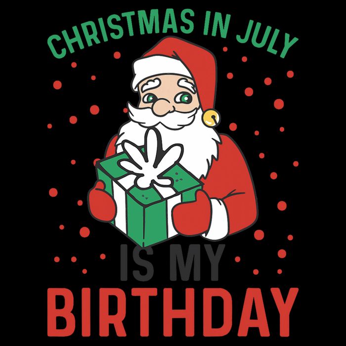 Christmas In July Is My Birthday Santa Summer Holiday Impact Tech Backpack