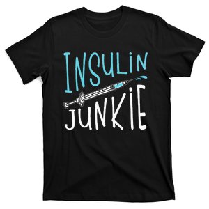 Cool Insulin Junkie Funny Diabetes Awareness Gift T-Shirt