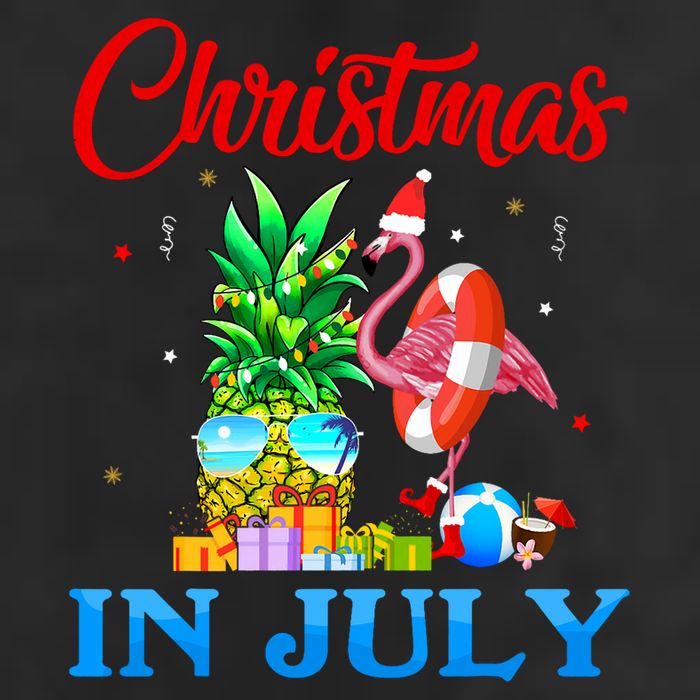 Christmas In July Pineapple Xmas Tree Flamingo Santa Summer 11oz C Handle Ceramic Mug