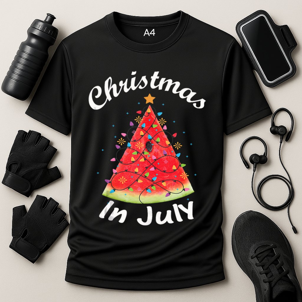 Christmas In July Melon Xmas Tree Summer Tank Top Performance Shirt