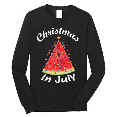 Christmas In July Melon Xmas Tree Summer Tank Top Long Sleeve Shirt