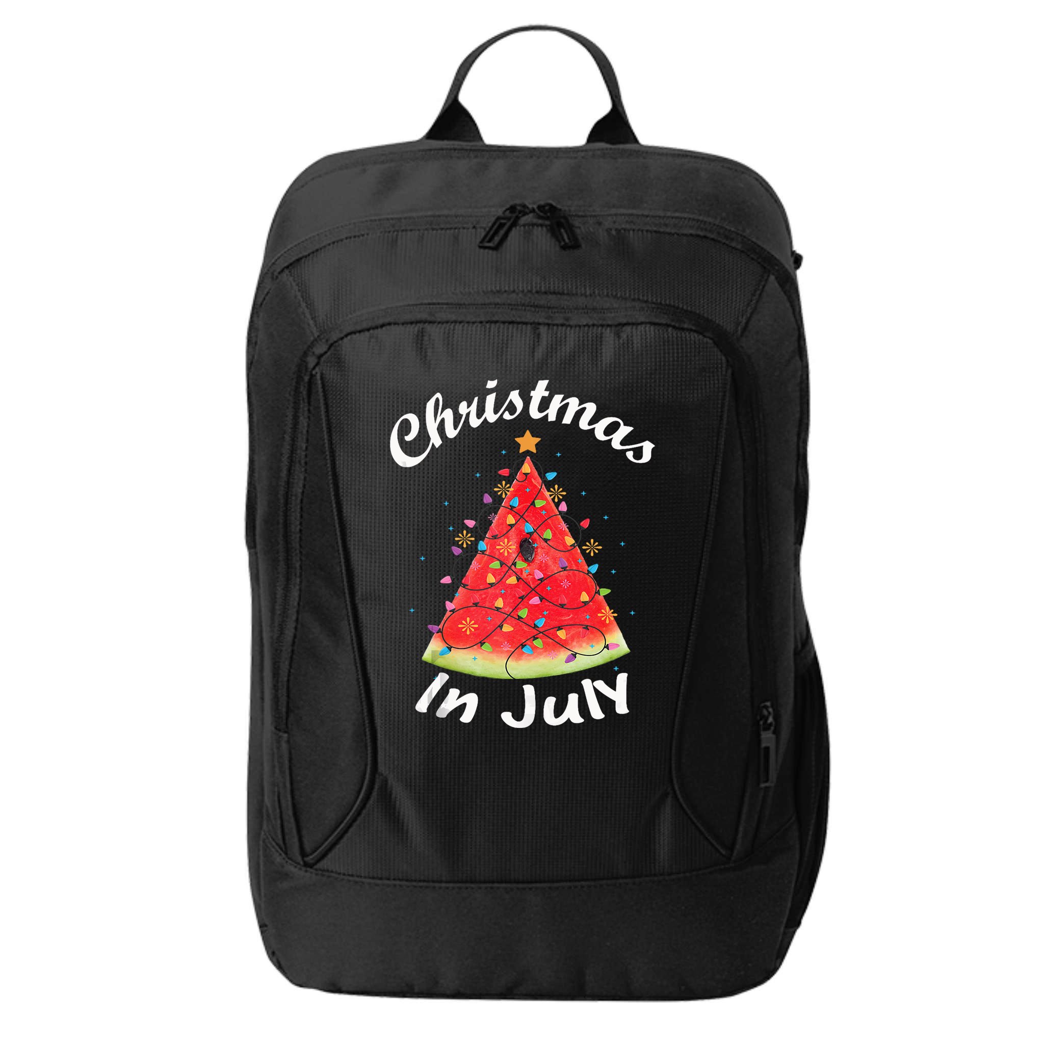 Christmas In July Melon Xmas Tree Summer Tank Top City Backpack