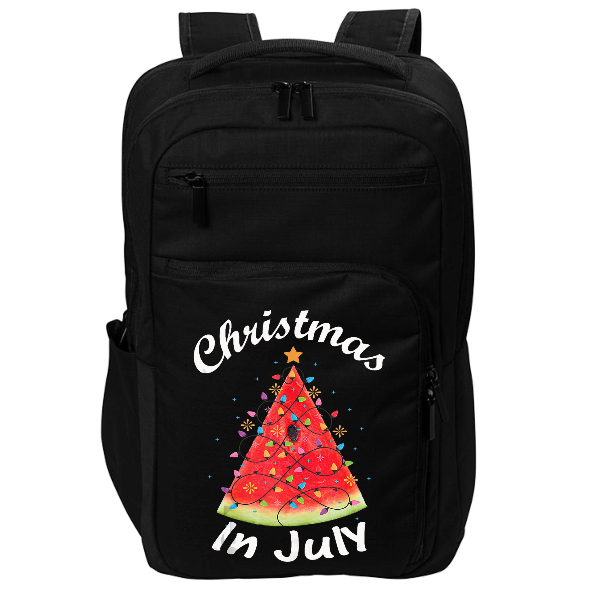 Christmas In July Melon Xmas Tree Summer Tank Top Impact Tech Backpack
