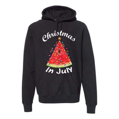 Christmas In July Melon Xmas Tree Summer Tank Top Premium Hoodie