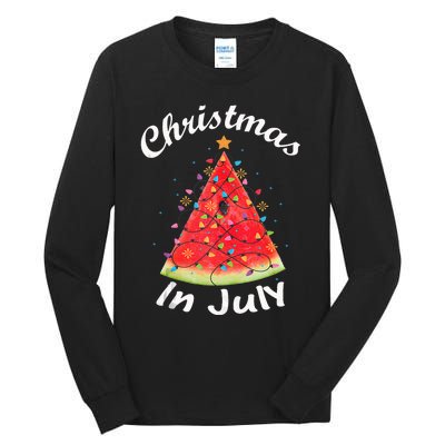 Christmas In July Melon Xmas Tree Summer Tank Top Tall Long Sleeve T-Shirt