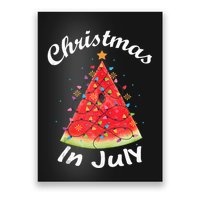 Christmas In July Melon Xmas Tree Summer Tank Top Poster