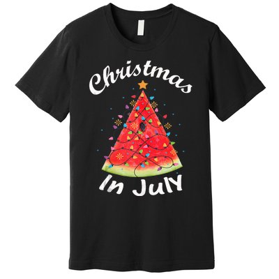 Christmas In July Melon Xmas Tree Summer Tank Top Premium T-Shirt