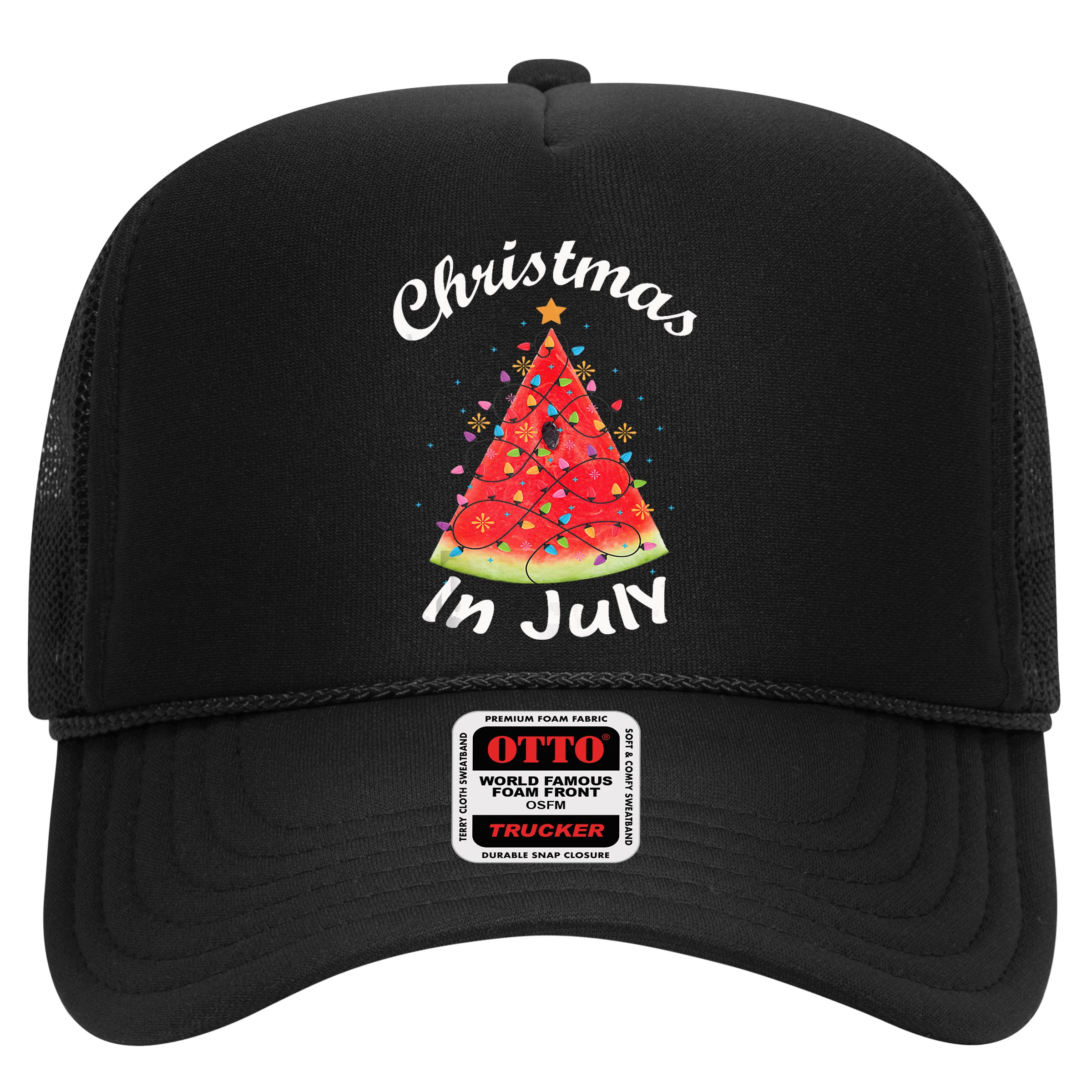 Christmas In July Melon Xmas Tree Summer Tank Top Hat