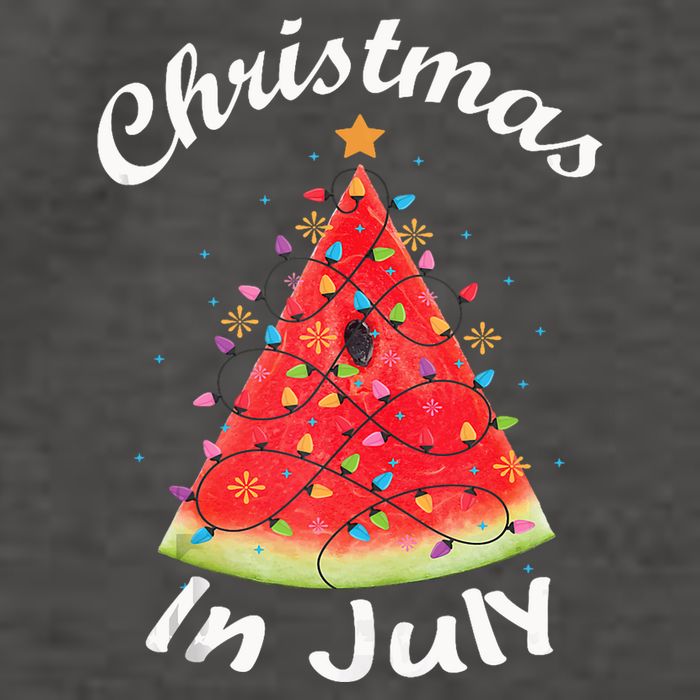 Christmas In July Melon Xmas Tree Summer Tank Top Vector Backpack