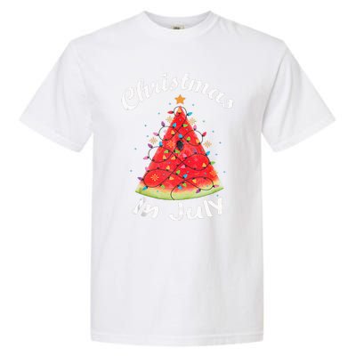 Christmas In July Melon Xmas Tree Summer Tank Top Garment-Dyed Heavyweight T-Shirt